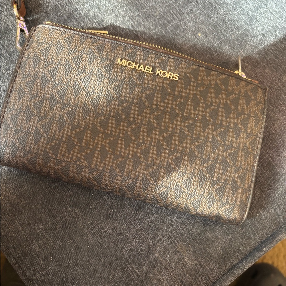 Michael Kors Black Wristlet